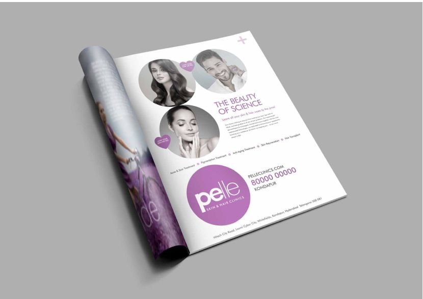 Pelle Skin and Hair Clinics - RBC Worldwide - Top Advertising and Branding Agency in Hyderabad